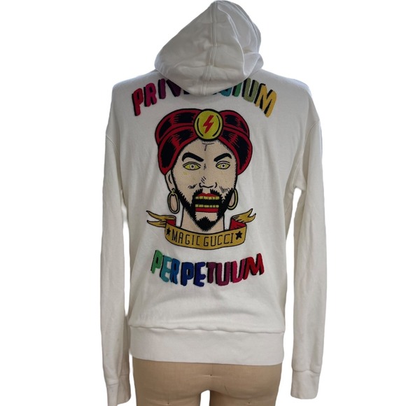 Gucci Magic Sergio Mora Privilegium Perpetuum Hoodie Sweatshirt M Embroidered